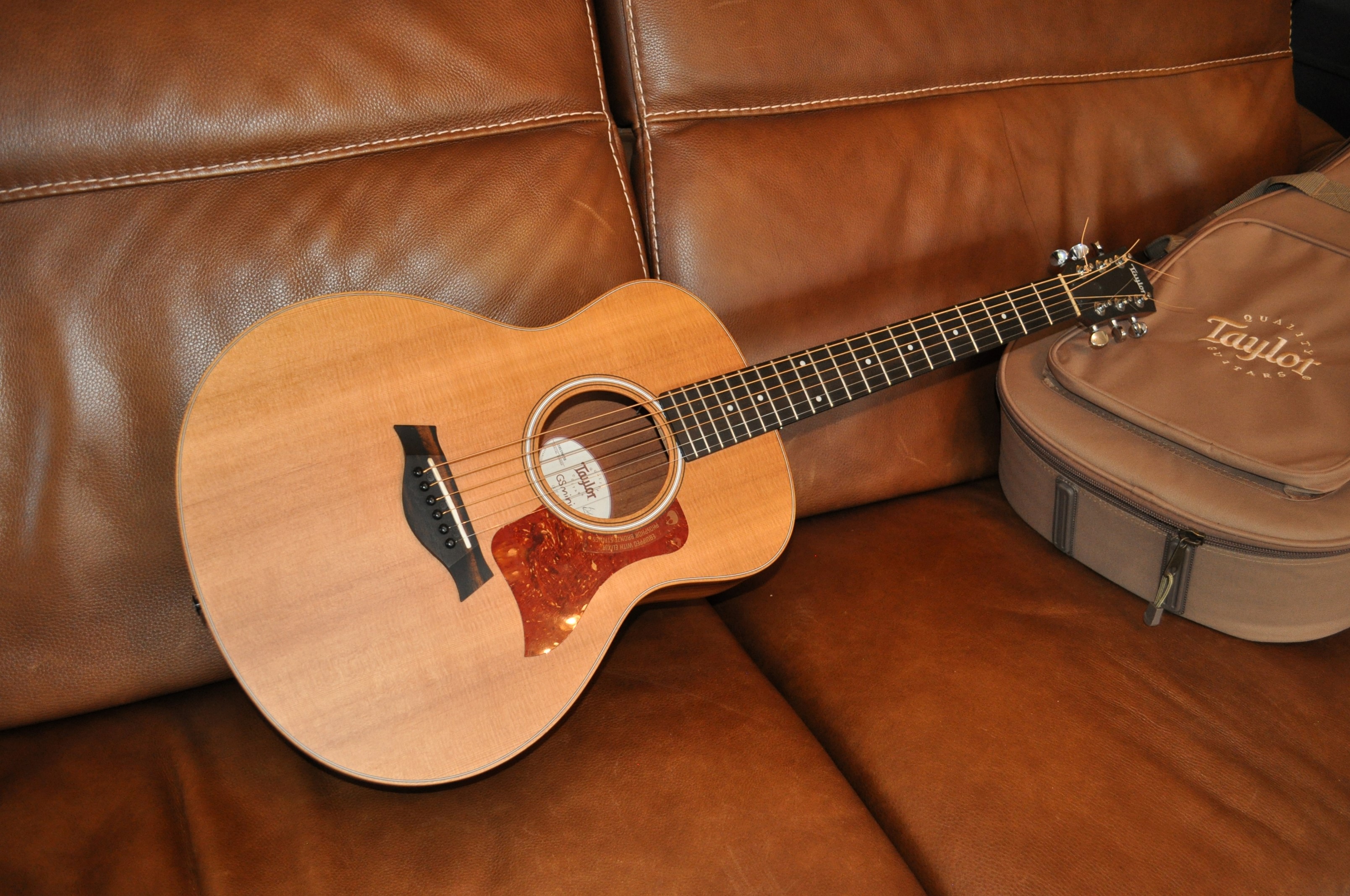 Taylor deals small guitar